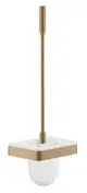 AXOR-HG-AXOR-Universal-Softsquare-Toilettenbuerstenhalter-Wandmontage-Brushed-Bronze-42835140 gallery number 1